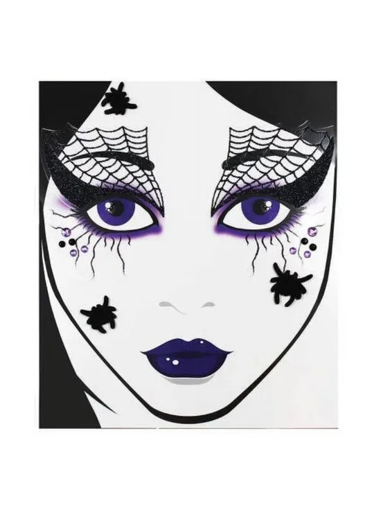 Face Decal Adult Halloween Accessory