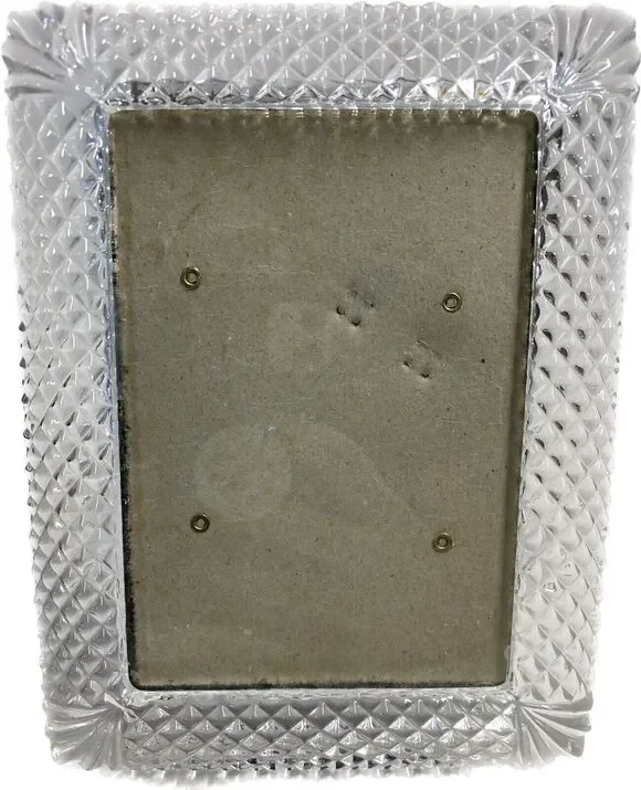 PHOTO FRAME Glass & Crystal Diamond Design for 3.5