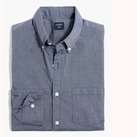 J crew Slim flex casual shirt montclair navy