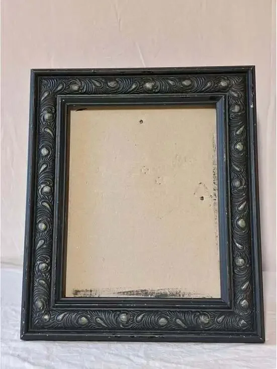 Vintage Ornate Black Picture Frame