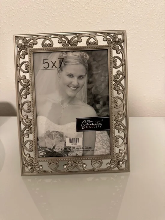 Ornate Silver 5x7 Photo Frame