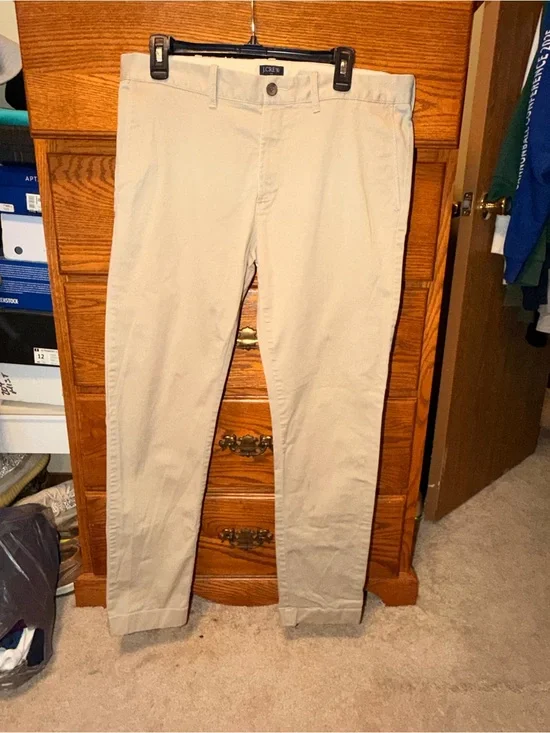 J. Crew Men’s Chino Pants in Light Khaki
