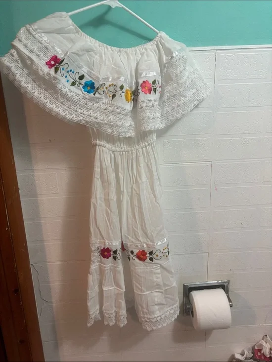 mexican floral dress