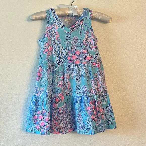 {Lilly Pulitzer} Brand New Girls Mini Lorina Dress