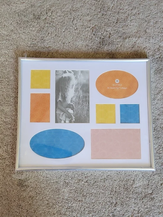 Silver 8 Multi-Opening Collage Frame