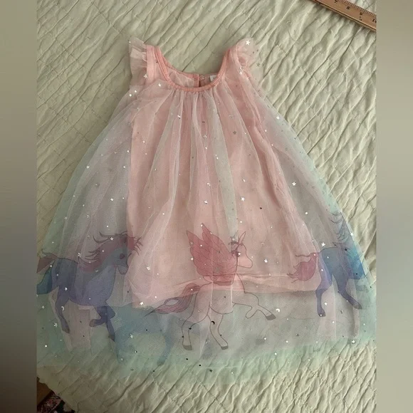 Pink Unicorn Tulle Dress
