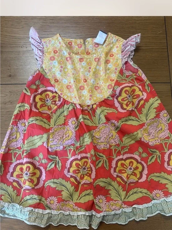 Matilda Jane Yellow & Pink Floral Dress