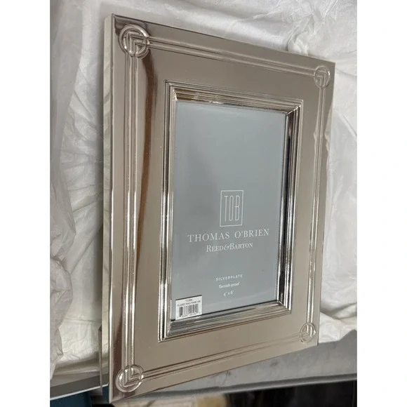 Thomas O'Brien for Reed & Barton – Filigree Ring Silverplate‎ Frame (4x6)