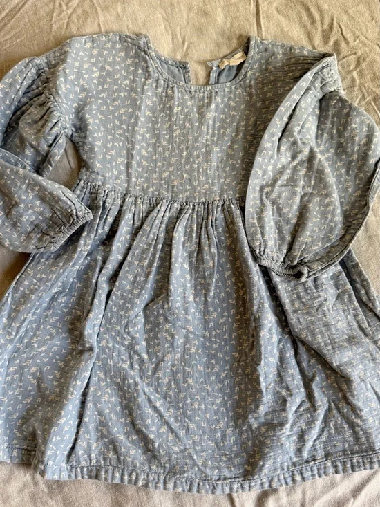 Tucker + Tate light blue floral blouse
