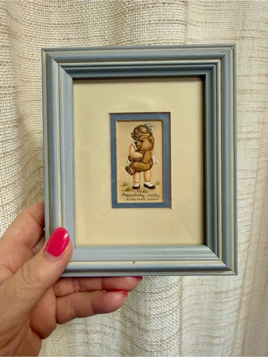 Vintage Peggy Dickey signed Art Print
