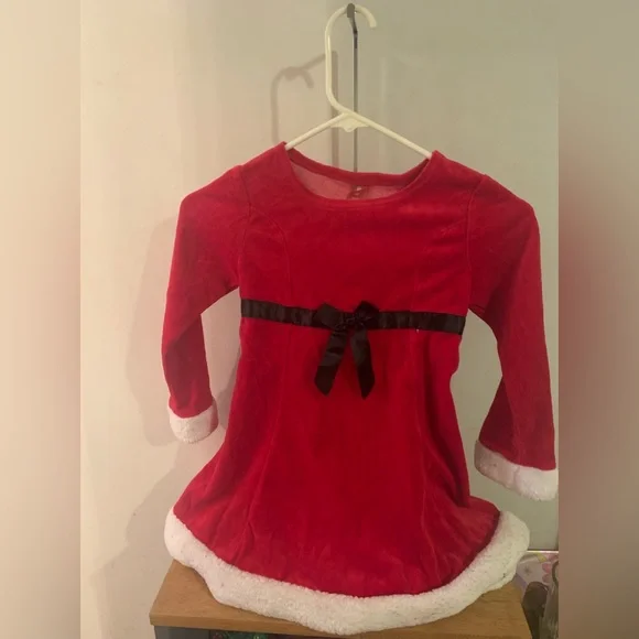 Santa Christmas Dress Girls Size 6X