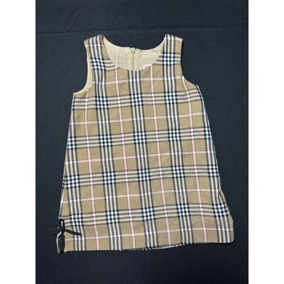 VTG Cottontail Originals Girls' 2T Plaid Dress US Made Preppy Retro Classic