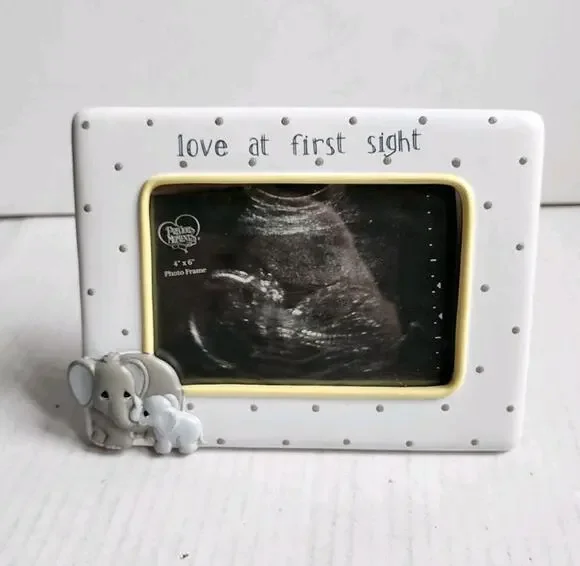 Precious Moments 269951 Photo Frame-love At First Sight-elephant 4 x 6 Nursery