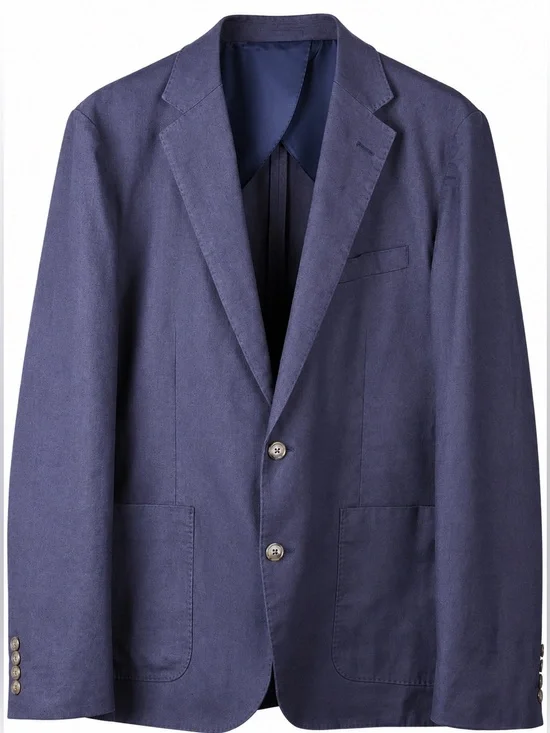 J Crew Classic-fit suit jacket in stretch hemp-organic cotton blend Size XL
