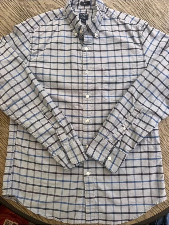 J Crew Slim Fit Oxford Men's Shirt Size M