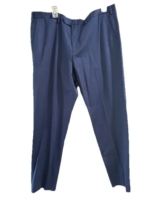 J. Crew Bowery Dress Slim Stretch Dres Pants Mens 38/32 Navy Business Career NWT