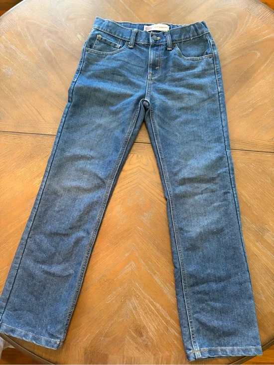 Levi's Straight Boys Denim Jeans in Blue