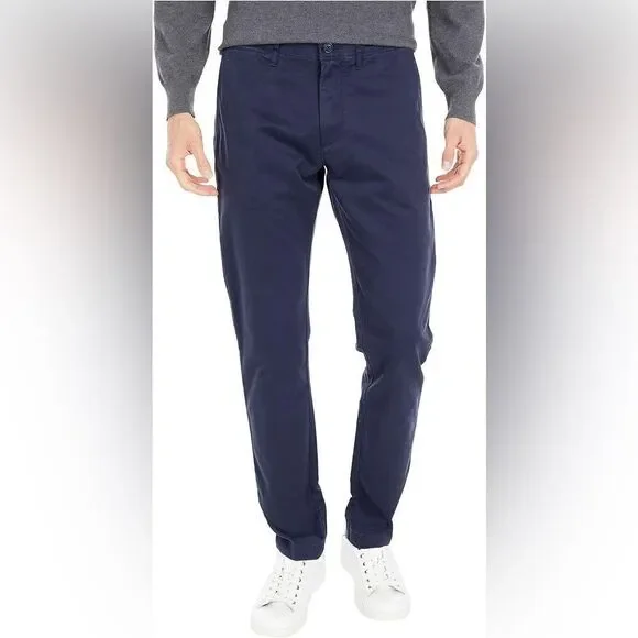 J. Crew Men's Navy Blue Broken In Chino Pants - Size 33x32