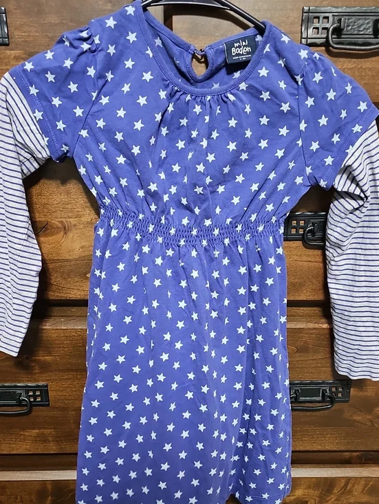 Mini Boden Star Pattern Dress