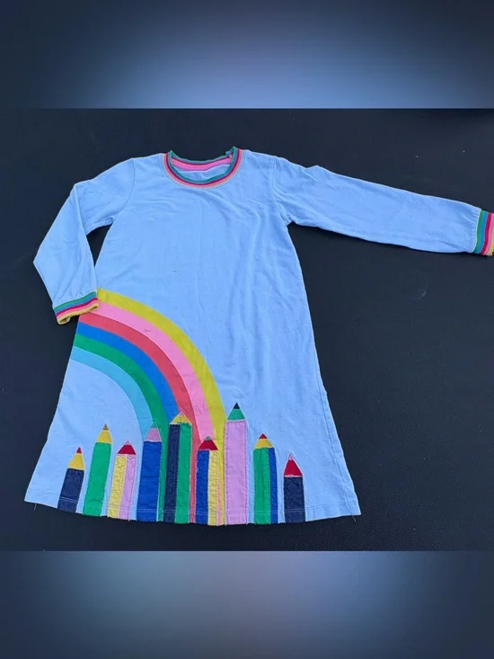Soft Baby Blue Knit Top - Size 7T