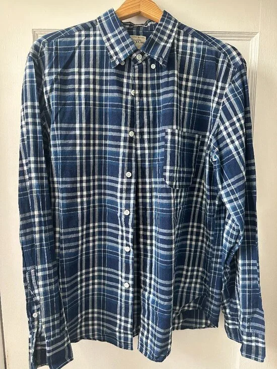 J Crew Madras Button Down