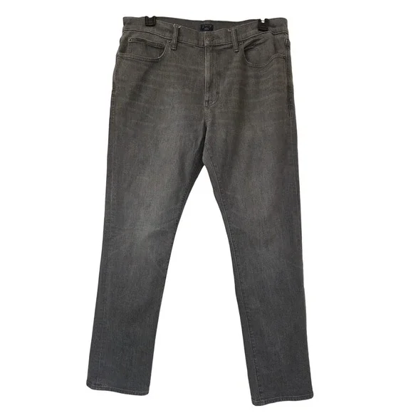 J. Crew‎ Straight Fit Jeans Signature Mens 34x32 Gray NWT $138 BG156