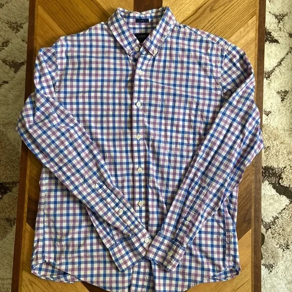 EUC Mens J. Crew Plaid Button Down