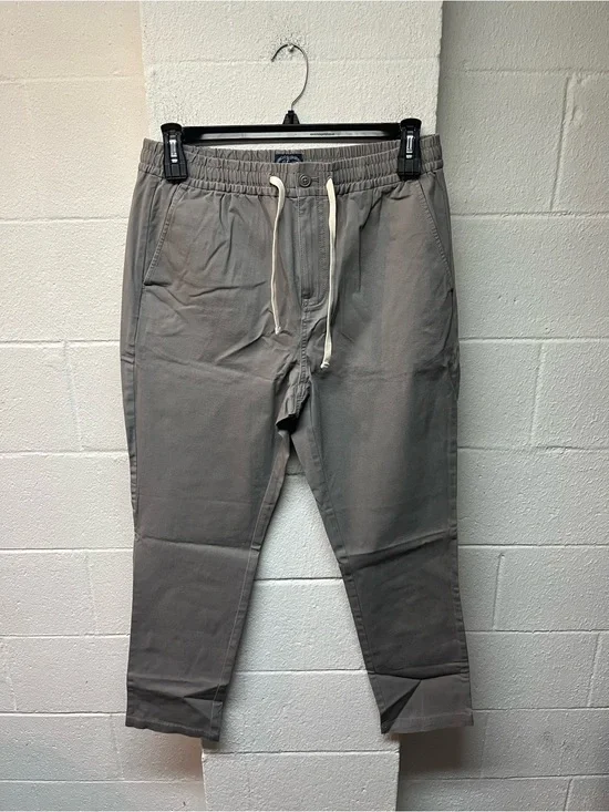 J. Crew Men's Gray Drawstring Chinos