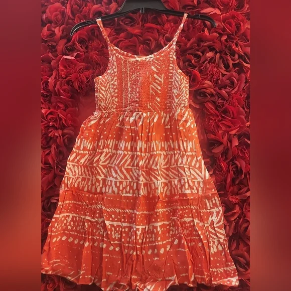 Mudd Girls Size 10 Tube Top Style Dress with Adjustable Straps/Aztec Print