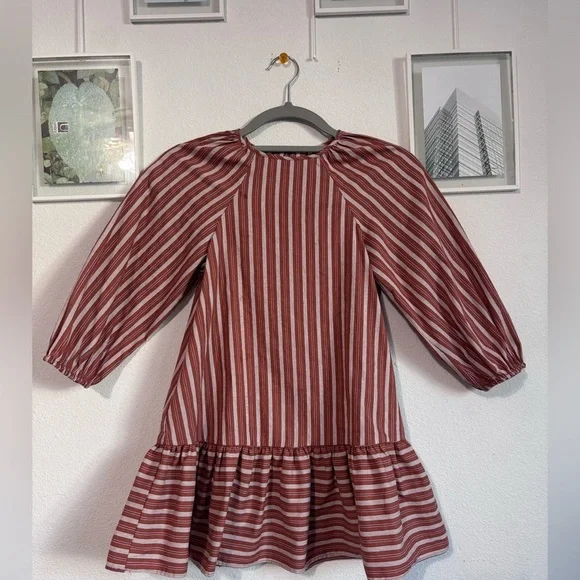 Zara kids striped dress
