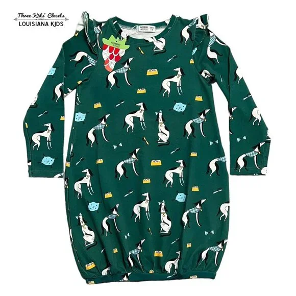 NEW Raspberry Republic Sz 128/134 (7-9Y) Organic Aristodogs Dog Dress