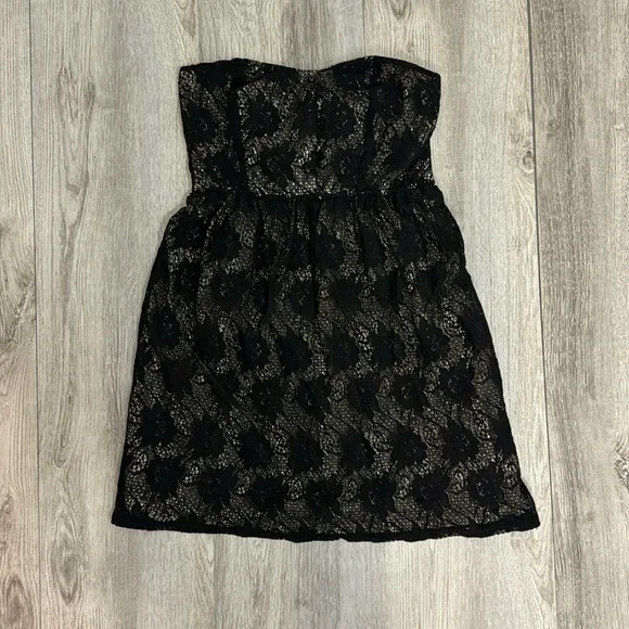 Pinky Medium black lace dress girls juniors
