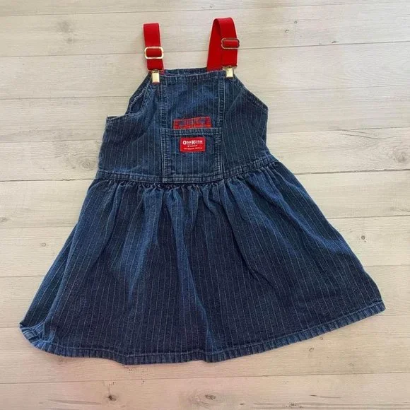 vintage‎ OshKosh B’Gosh denim jumper size 6