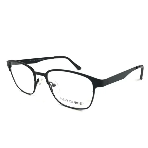 New Globe Eyeglasses Frames L5171-P BLACK Rectangle Full Rim 51-17-140
