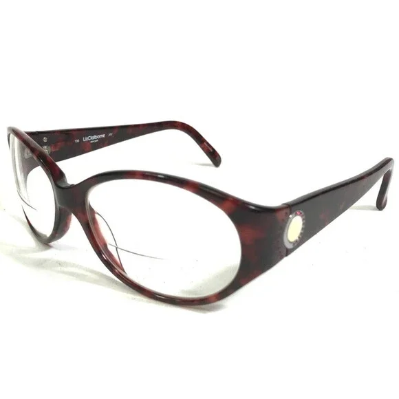 Liz Claiborne Eyeglasses Frames L514/S JTY Brown Tortoise Round 55-16-135