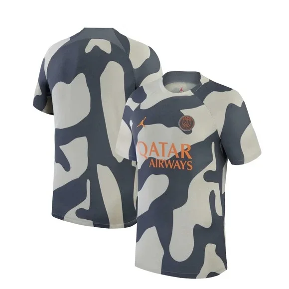 Paris Saint-Germain Jordan Brand 2023/24 Academy Pro‎ Pre-Match Top Gray Size M