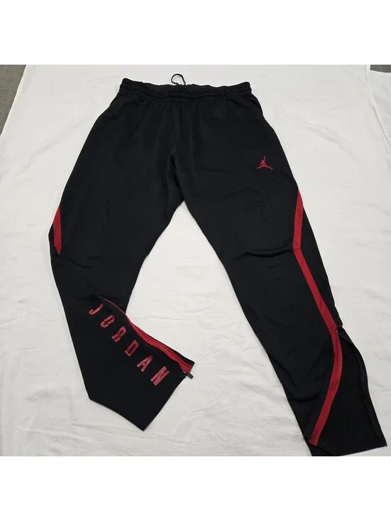 EUC Size M/L Air Jordan Alpha Flex 23 Track Pants Bred Dri-Fit Jogger Training