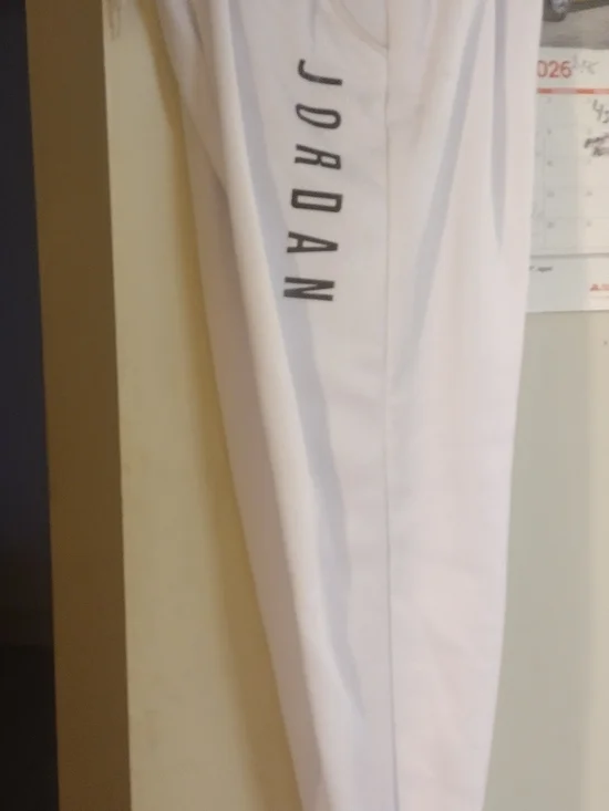 Jordan Men’s White Jogger Pants 2xl $8
