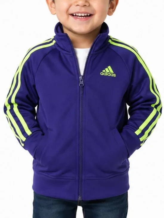 ADIDAS Kids Boy Purple Track Jacket Size 3T