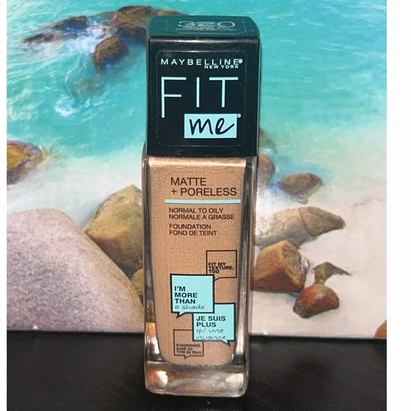 Maybelline Fit Me Matte + Poreless Foundation 320 Natural Tan‎ 1oz NEW