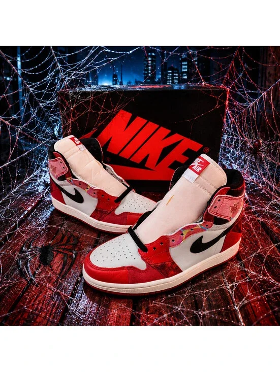 🕷️🕸JORDAN 1 HIGH OG SPIDER-MAN ACROSS THE SPIDER VERSE SKU#DV1748-601 SIZE 6.5