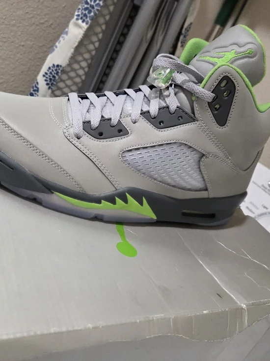 Nike Air Jordan 5 Retro 'Green Bean' sneakers