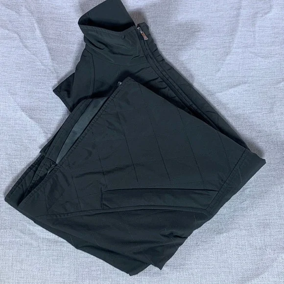 Peter Millar Mens‎ Quilted Vest XL Dark Olive Green Full Zip Diamond Pattern