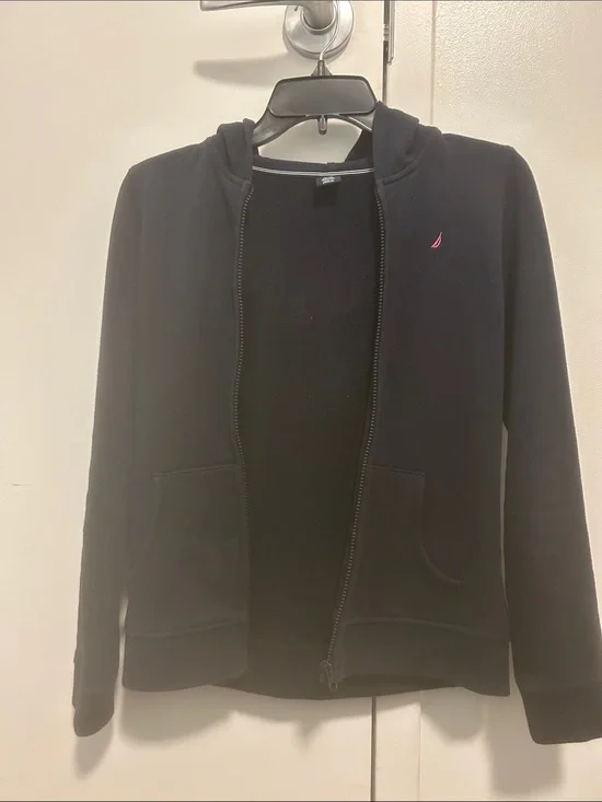 Nautica Navy Zip Hoodie