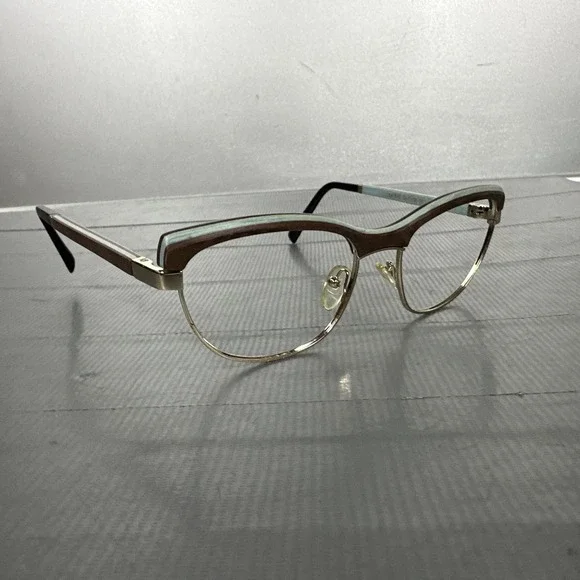 GOLD & WOOD Lisa 01 02 54/17/130 LIGHT BROWN Green  EYEGLASS FRAME