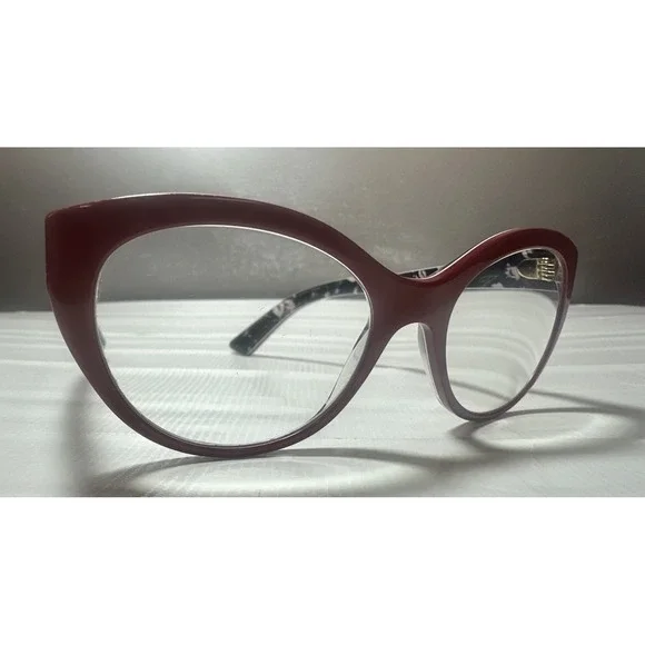 NEW Dolce & Gabbana DG3246 3020  Womens Red/Mambo Print Eyeglasses Frames 51/18