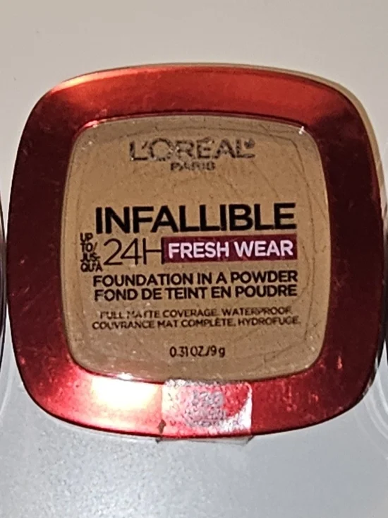 L'Oréal Infallible 24H Fresh Wear Powder Foundation - 330 Hazelnut-3 Pk