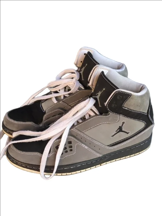Air Jordan Gray and‎ Black Sneakers