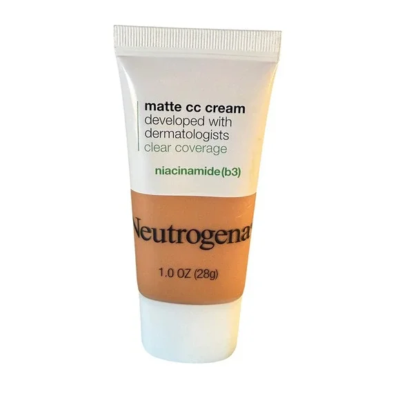 Neutrogena Matte CC Cream Ginger 7.5 1.0oz Niacinamide Full Coverage New‎