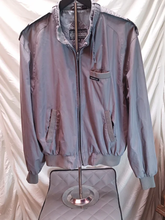 Members Only Light Gray  Lightweight Jacket